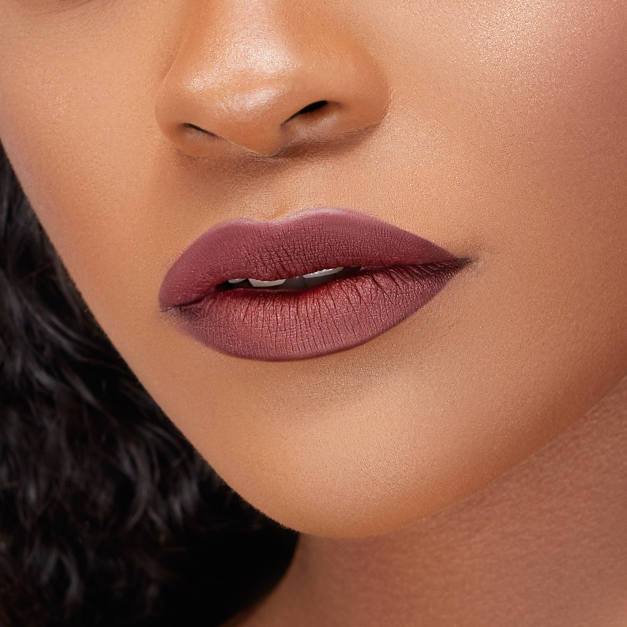 Burgundy online liquid lipstick